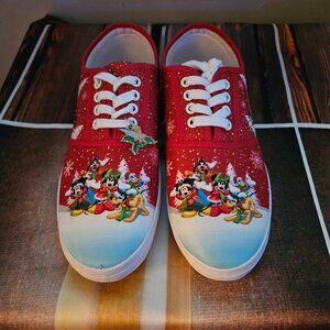 The Bradford Exchange Warmhearted Greetings Disney Characters Red Shoes Sz 9.5